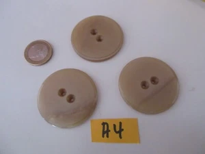 RIESENKNOPF:3 tolle grosse Vintage Jacken - Knöpfe 45mm Nähen Basteln Bild A4 - Bild 1 von 3
