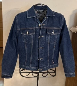 NWT Guess USA Jeans American Tradition Blue Denim Jacket Youth Sz 16/18 Large - Picture 1 of 8
