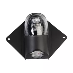 LED Mast and Deck Light 12V Spotlight Marine Deck Boat Masthead Bow Black - Picture 1 of 6