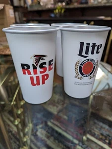 Miller Light Football Atlanta Falcons Aluminum 16oz Cups - Picture 1 of 5