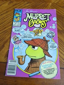 Muppet Babies #13 ~ STAR 1987 ~ Kermlock Holmes - newsstand VF - Picture 1 of 6