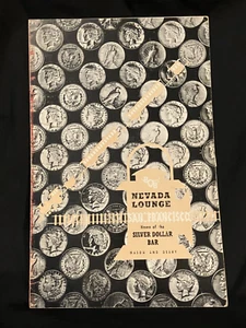 1950er Bob's Restaurant Nevada Lounge & Silber Dollar Bar Speisekarte San Francisco CA - Bild 1 von 9