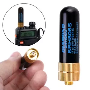 antenna DIAMOND SRH 805S sma vhf uhf baofeng tidradio radtel quansheng abbre - Foto 1 di 7