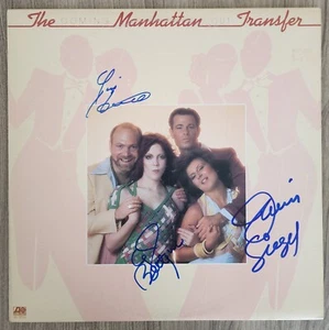 The Manhattan Transfer Band signierte Coming Out Vinyl Schallplatte Jazz RAD - Bild 1 von 1