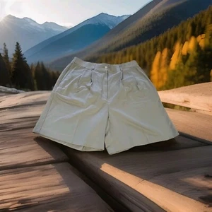 Ping Pleated Sz 12 Beige Golf Shorts 32"x 7" X 19" Likeonew Polyester Read Info - Picture 1 of 6