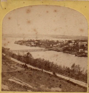 Cape Ann, Annisquam Point from Dennison's Hill.  Stereoview Photo - Picture 1 of 3