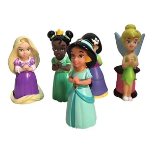 Disney Five Princess Vinyl Squek Toy Characters Cake Toppers - Picture 1 of 15