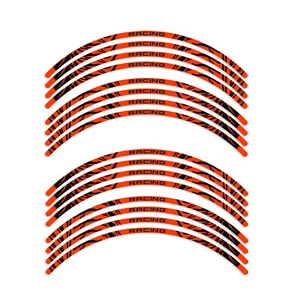 W01B For Ducati Monster 1200 2015-2021 Orange Wheel Decals Stickers 20 19 18 17 - Picture 1 of 7