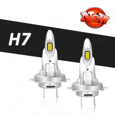 White LED Headlight Kit H7 Bulbs High/Low Beam For Mercedes-Benz E350 2008-2011 - Image 1 of 4