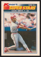 1990 Topps Kmart Super Stars #4 Ozzie Smith St. Louis Cardinals