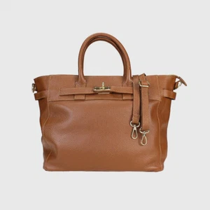 Shopper Tasche Leder Groß Italy Echt Leder Tasche Handtasche Tamielle 6 - Picture 1 of 16