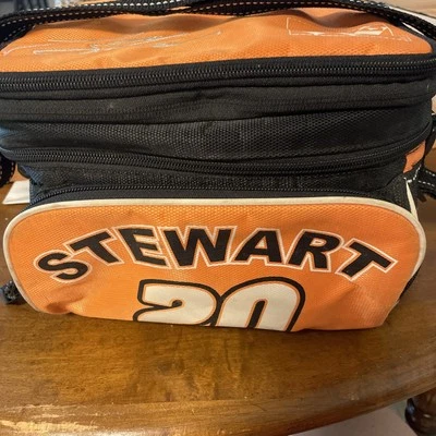 NASCAR Smoke Tony Stewart #20 Small Cooler Canvas Material Vtg - Image 1 of 4