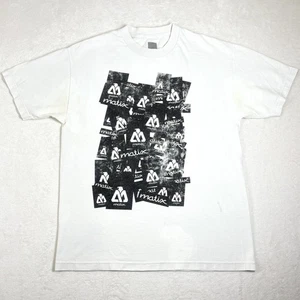 Vintage 90's Y2K Matix Skate T Shirt Mens L White Skateboarding Streetwear - Picture 1 of 14