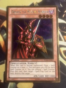 Yugioh: Rompi Il Guerriero Magico - PGLD-EN052 - Oro Rara - 1° Edizione - LP - Foto 1 di 3