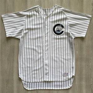 Camiseta deportiva vintage de los 90 Columbus Clippers a rayas MILB Betlin hecha en EE. UU. 2XL - Imagen 1 de 7