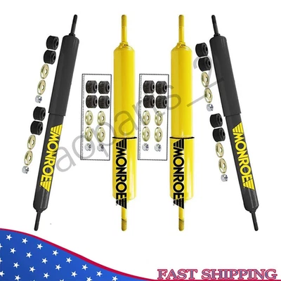 Monroe Front Rear Shocks Absorbers Fits 2003 2004 2005 Chevrolet C4500 Kodiak - Image 1 of 4