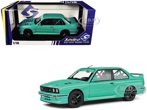 1990 BMW E30 M3 CUSTOM "DRIFT MISSILE" TIFFANY BLUE 1/18 CAR BY SOLIDO S1801527 - Picture 1 of 9