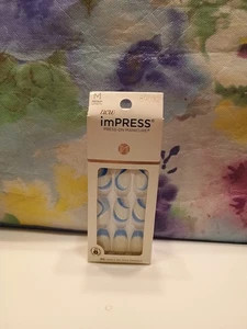 KISS imPRESS No Glue Needed Press-On Manicure, Medium Length, in Mesmerize. - Picture 1 of 4