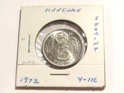 Hungary 1972 5 Forint unc Coin - Image 1 of 4