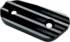 Joker Machine Motorcycle Sportster Inspection Plate Cover Finned Black / Silver - Picture 1 of 1