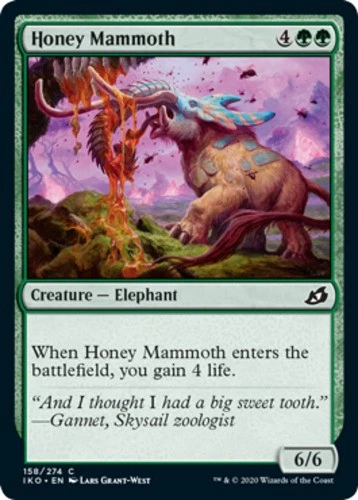 x1 Honey Mammoth - Ikoria: Lair of Behemoths - NM - MTG - Image 1 of 1