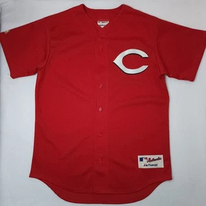 Vintage Cincinnati Reds Jersey Mens M MLB Baseball Stitched Applique Majestic - Picture 1 of 12