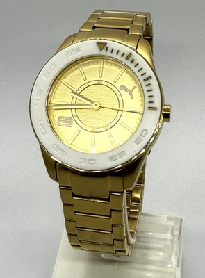 PUMA WATCH WOMEN'S QUARTZ WATCH – GOLD – SPORT STYLE - Image 1 of 4