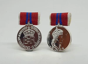 Historical cufflinks military Royal remembrance, QE II Coronation 1953 medals - Picture 1 of 7