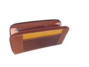 Mywalit 329 Portefeuille Billets Papiers Pieces Cartes Tout en un Cuir pm - Imagen 1 de 6