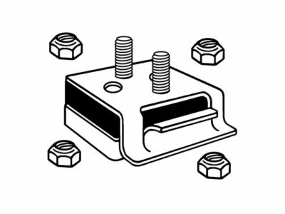 Montaje de motor delantero para Jeep CJ5 1972-1981 78748BQ 1974 1979 1978 1973 1980 1975 Foto 1 de 2