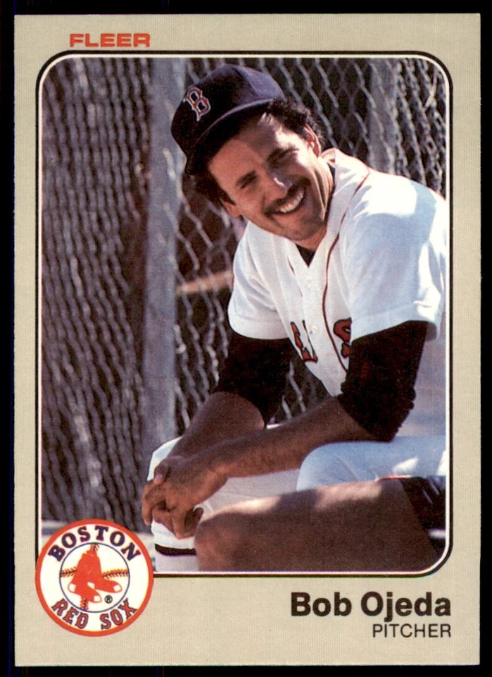 1983 FLEER BOB OJEDA . BOSTON RED SOX #190 - Image 1 of 2