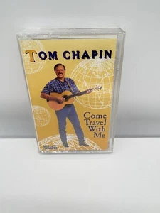 1996 Tom Chapin Come Travel With Me Audio Cassette Tape SONY Wonder Promotion - Imagen 1 de 8