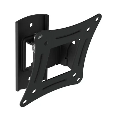 TV or Monitor Wall Mount Bracket, Black, Tilt & Swivel for up to 32" Screens - Image 1 of 4