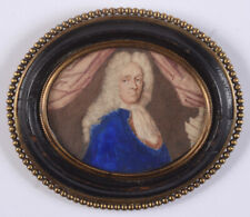 Jacques-Antoine Arlaud (1668-1743)-Attrib. "Portrait of an aristocrat",miniature