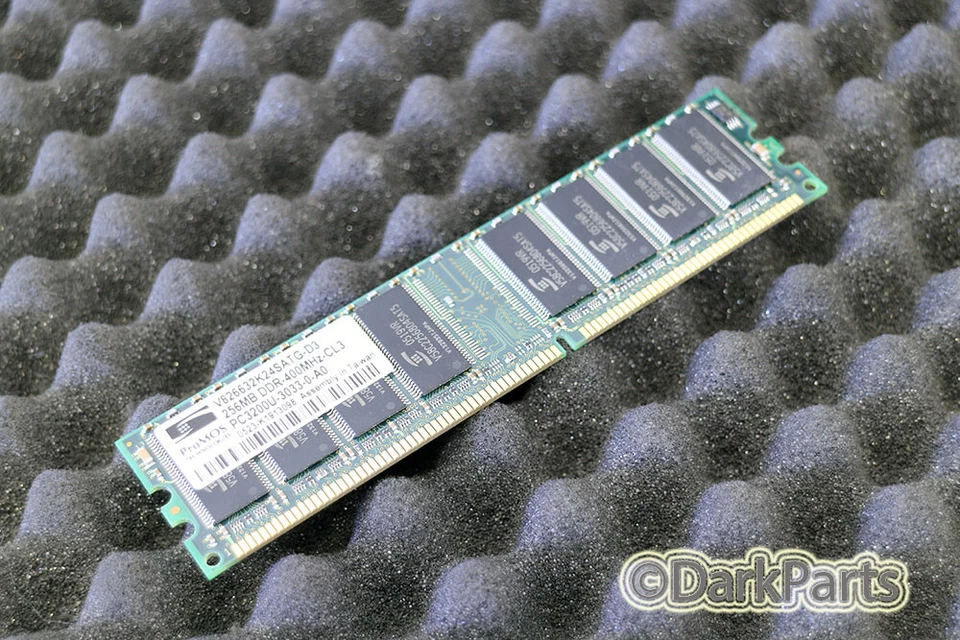 ProMOS V826632K24SATG-D3 PC3200U-3033-0-A0 256MB Memory RAM - Image 1 of 1