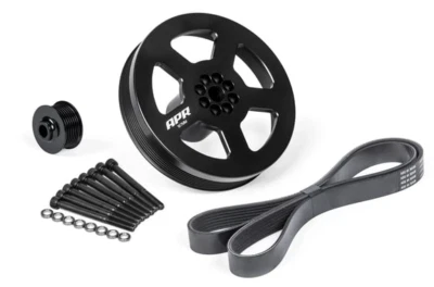 APR Supercharger Drive/Crank Pulley With Belt 3.0 TFSI Press On For Audi Q5 / Q7 - Image 1 of 4