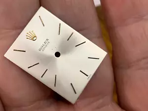 Authentic Vintage Rolex Cellini Rectangular Dial -19.5mm x 25.5mm - Picture 1 of 4