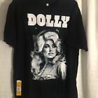 Dolly Parton Unisex Size Large T Shirt Black And White Short Sleeve