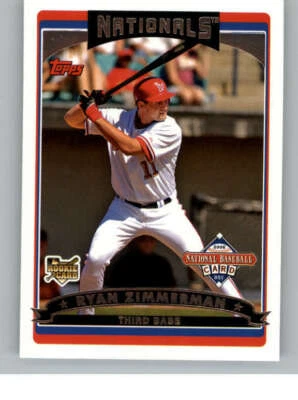 2006 Topps National Baseball Card Day Inserts #T3 Ryan Zimmerman (ref 144873) - Image 1 of 2
