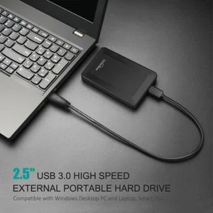 2TB 1TB External Hard Drive 2.5inch Memory Drive for Laptop,TV Recording,Mac,PS4 - Afbeelding 1 van 27