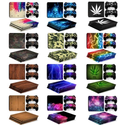 Juego de 12 estilos de funda para Playstation PS4 PRO Skin Sticker Kit Foto 1 de 4