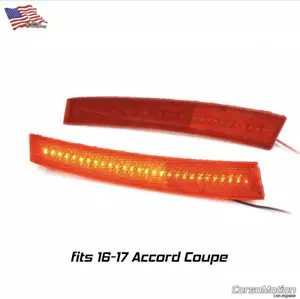 Wifi Sequencer LED rear bumper reflectors for Honda Accord Coupe 16 17 - Bild 1 von 1