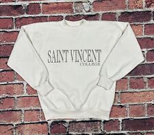 Vintage 90s Saint Vincent College Spellout Graphic Crewneck Sweatshirt Medium
