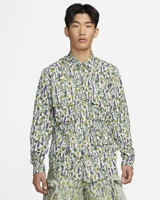 Nike ACG Dri Fit Snowgrass Long Sleeve Shirt White DN3941-072 Men's Size Large - Image 1 of 4