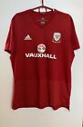 Wales National Football Team Soccer Jersey Shirt Training Top Adidas 2017 Mens L