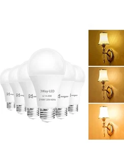 Noger 3-Way Led Light Bulbs A21 (4 Pack), 4 Count (Pack of 1), 3way 2700k - Picture 1 of 4