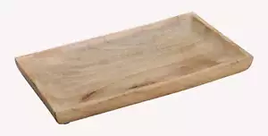 Tablett Holztablett Mangoholz massiv Dekoschale Schale Mango Holz Großes Tablett - Bild 1 von 1