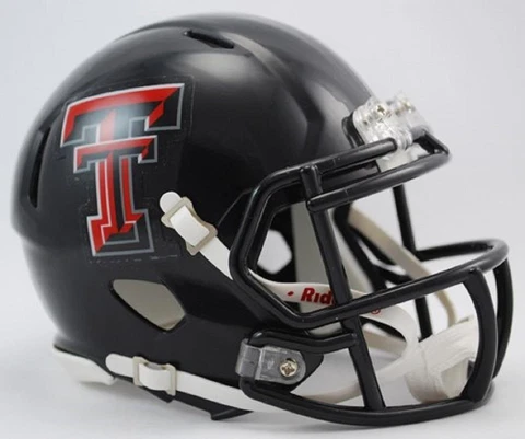 Texas Tech Red Raiders Mini Speed Replica Helmet [NEW] Miniature Desk Office Cover