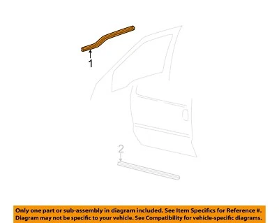 Ford F-250 Super Duty 1999-2014 puerta delantera resistente al clima izquierda nuevo OEM F81Z2521453AA Foto 1 de 2