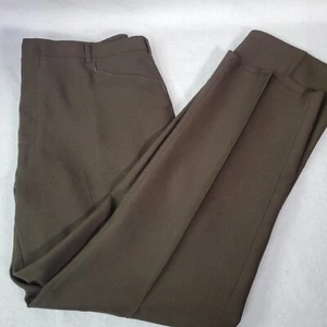 Hagger's Mens Dress Pants Size 42x32 Brown Pants Big and Tall Flat Front - Picture 1 of 11